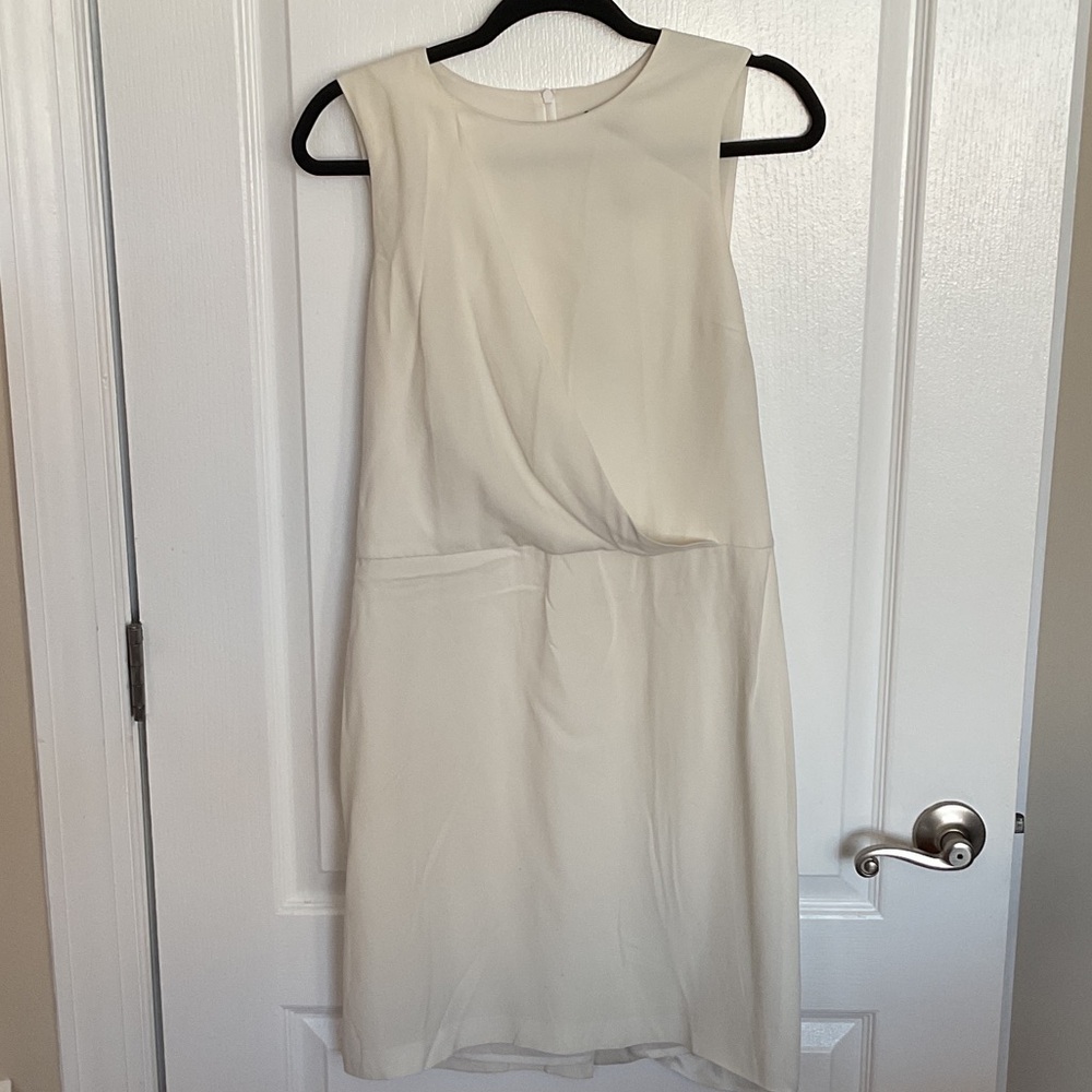 Theory Cream Mini Dress